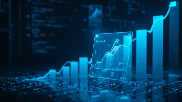 Ilustração representando o investimento em criação de sites profissionais — cards de precificação com destaque em cyan sobre fundo escuro
