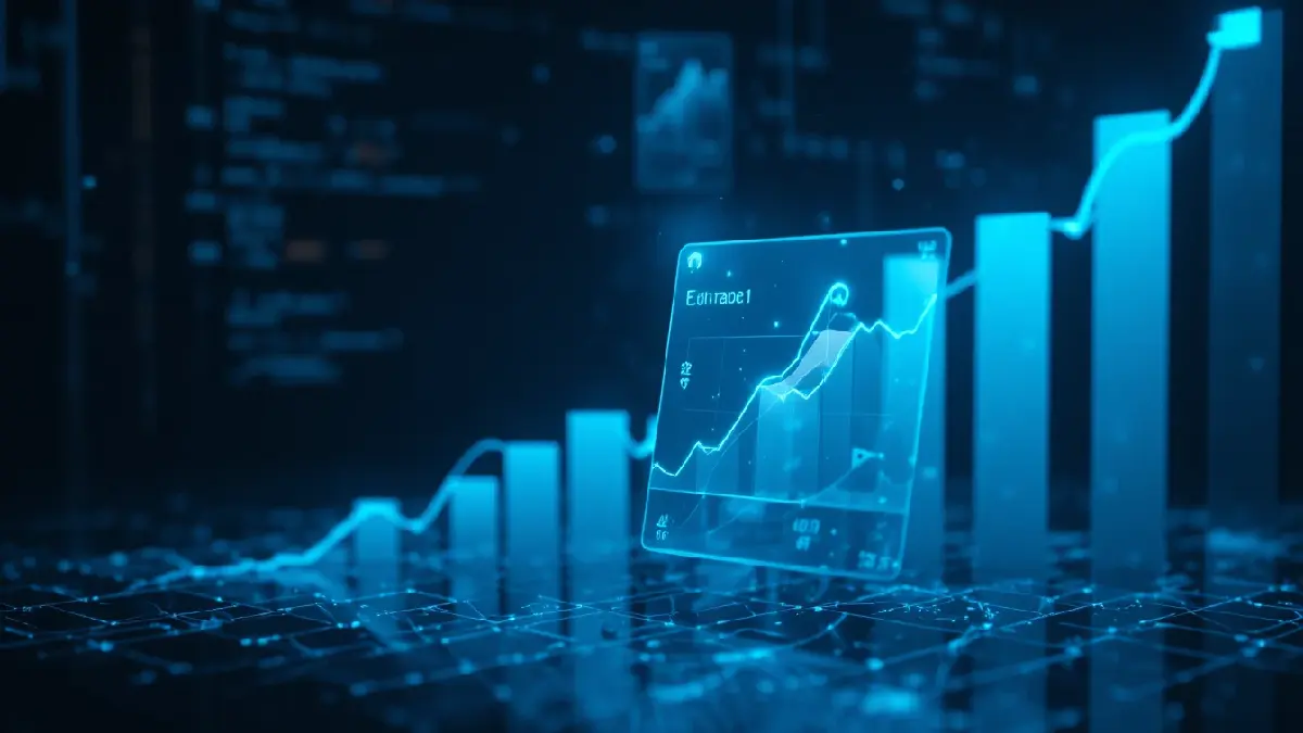 Ilustração representando o investimento em criação de sites profissionais — cards de precificação com destaque em cyan sobre fundo escuro